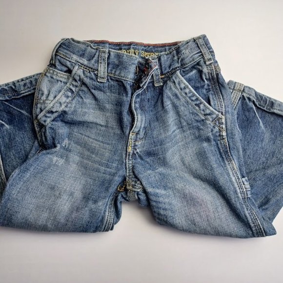 Seventy Seven  Kids Jeans -  American Eagle - 3T - Distressed - Carpenter - EUC - Picture 1 of 10